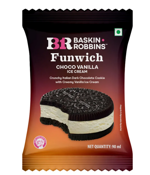 Br Funwich Ice Cream Vanilla