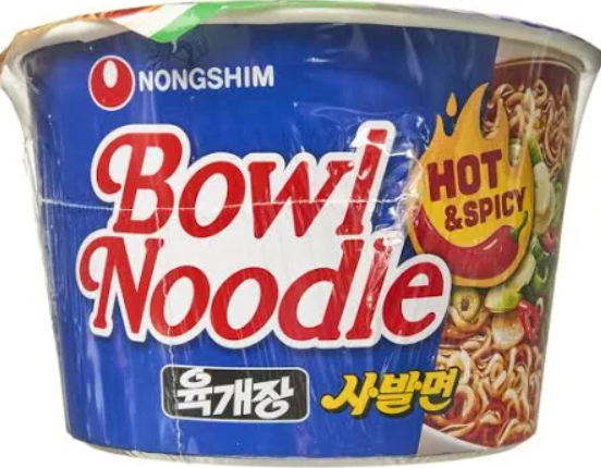 Nongshim Hot & Spicy Bowl Noodles
