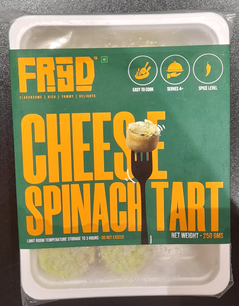 Fryd Cheese Spinach Tart Jain