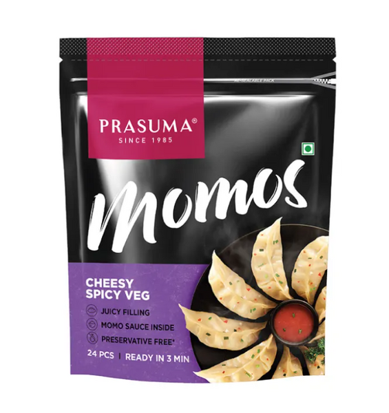 Prasuma Cheese Spicy Veg Momos